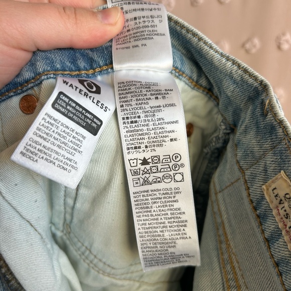 Levi’s Men’s 502 Taper Fit Jean Sz 38x30 Light Wash - Picture 4 of 4